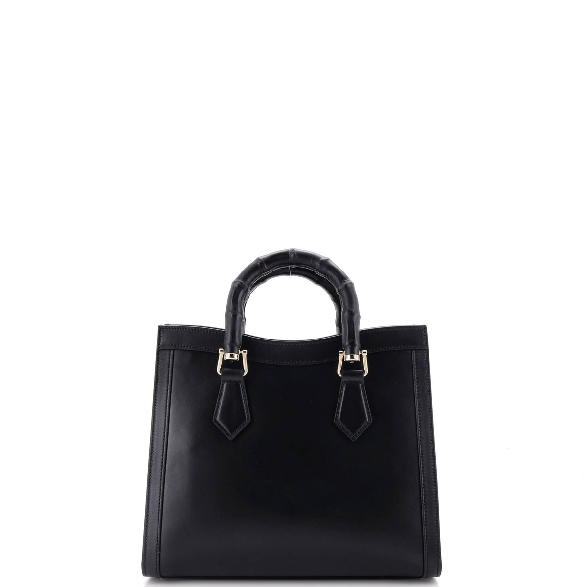 Diana NM Bamboo Handle Tote Leather Small