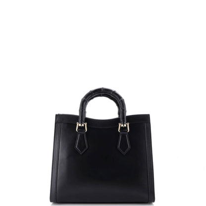 Diana NM Bamboo Handle Tote Leather Small