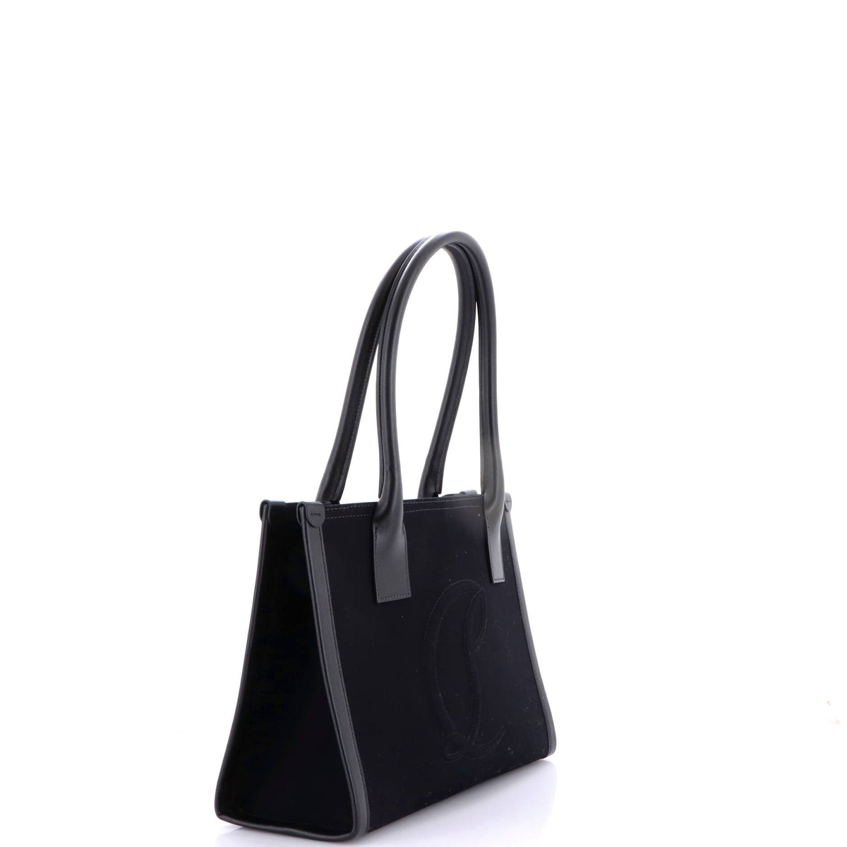 By My Side Tote Canvas with Leather Small