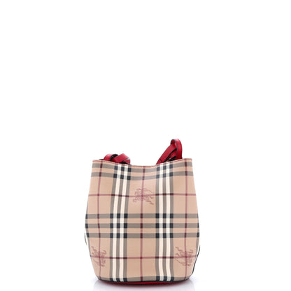 Lorne Bucket Bag Haymarket Coated Canvas Small