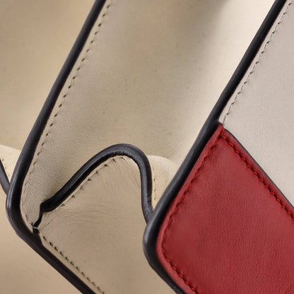 Dionysus Bamboo Top Handle Bag Colorblock Leather Medium