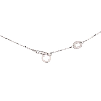 Fiorever Pendant Necklace 18K White Gold with Diamonds