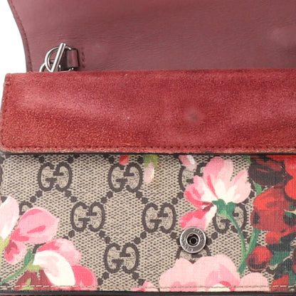 Dionysus Bag Blooms Print GG Coated Canvas Super Mini