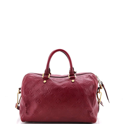Speedy Bandouliere Bag Monogram Empreinte Leather 30