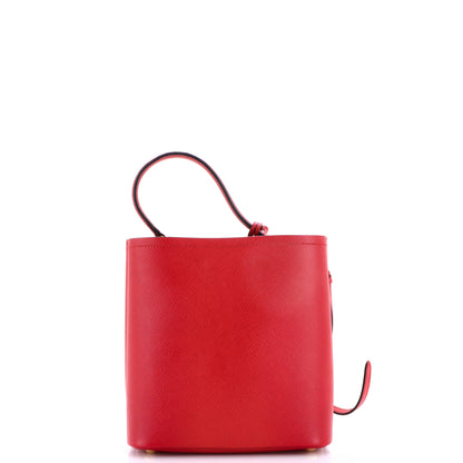 Panier Bucket Bag Saffiano Leather Medium