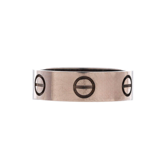 Love Band Ring 18K White Gold