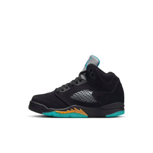 Air Jordan Preschool Retro 5 'Aqua' Ps Sneakers