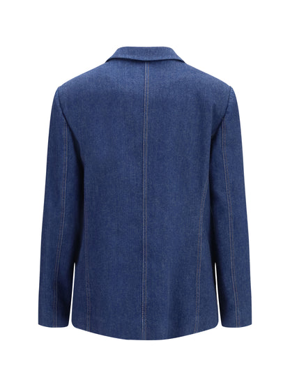 Denim Jacket Single-Breasted