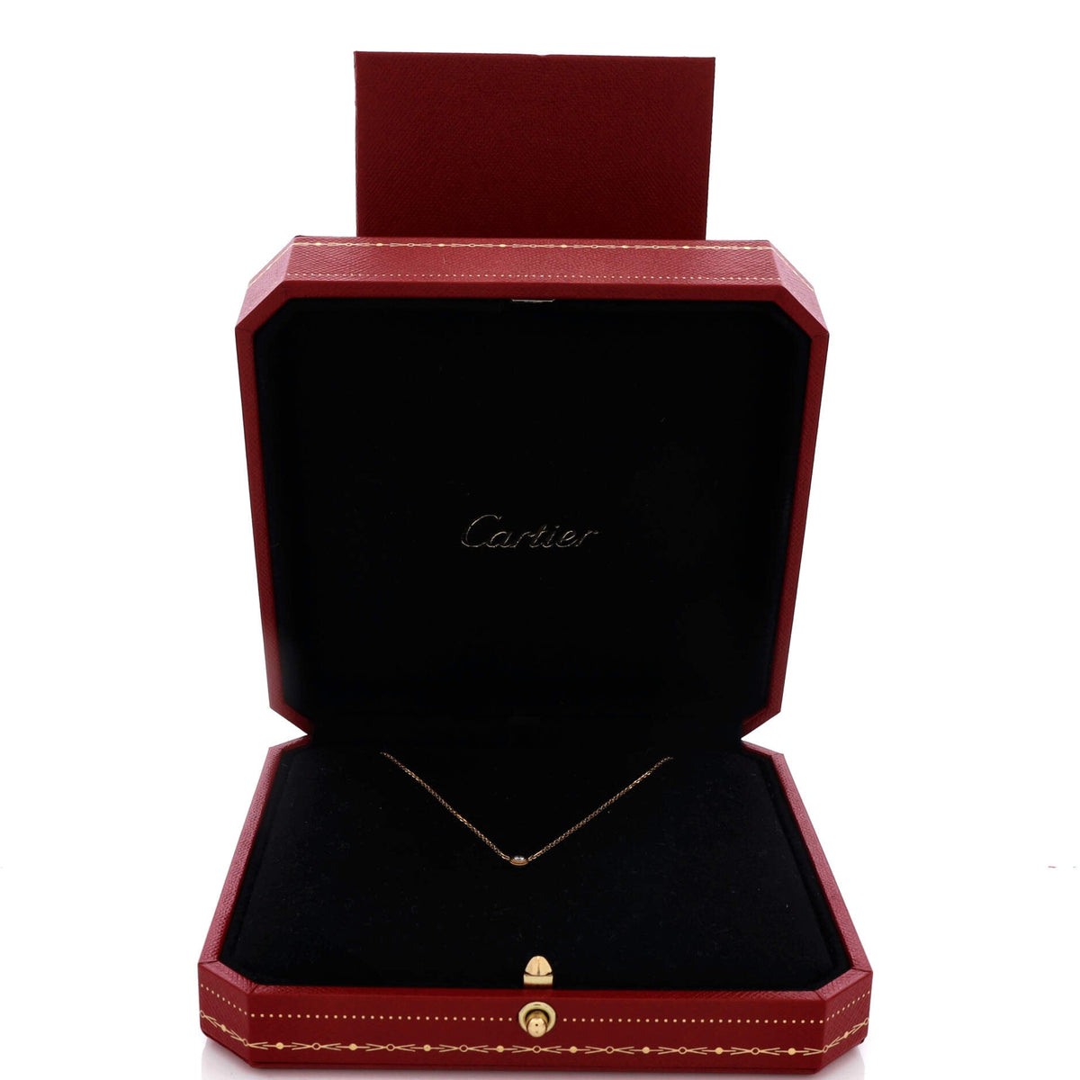 Cartier D'Amour Pendant Necklace 18K Yellow Gold and Diamond XS