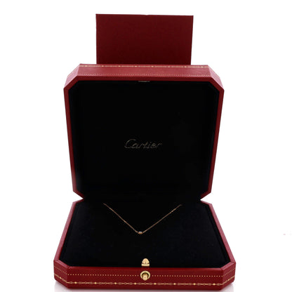 Cartier D'Amour Pendant Necklace 18K Yellow Gold and Diamond XS
