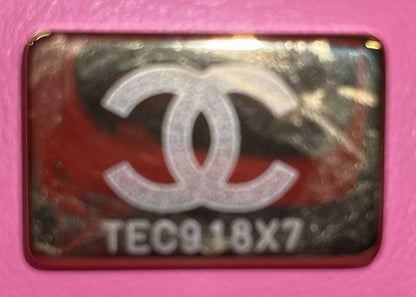 Logo Letters Chanel Touch Chain Flap Bag Quilted Lambskin Small