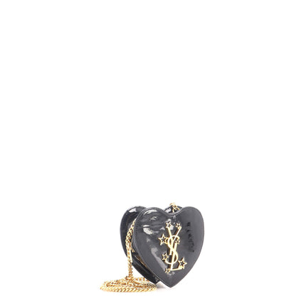 Love Heart Chain Bag Patent Mini