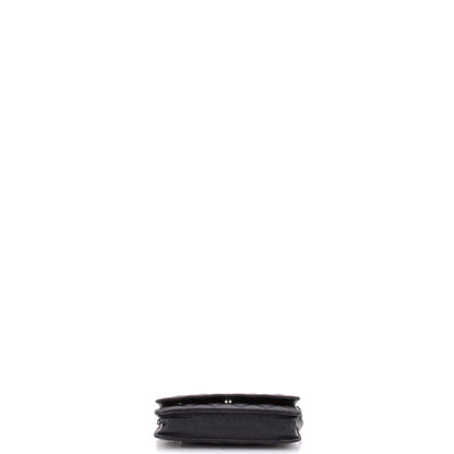 Wallet on Chain Quilted Caviar