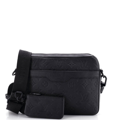 Alpha Messenger Bag Monogram Shadow Leather