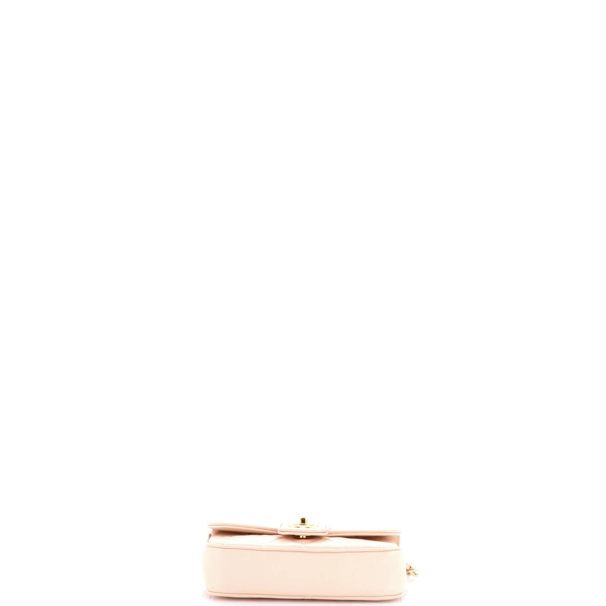 CC Tab Flap Shoulder Bag Quilted Lambskin Mini