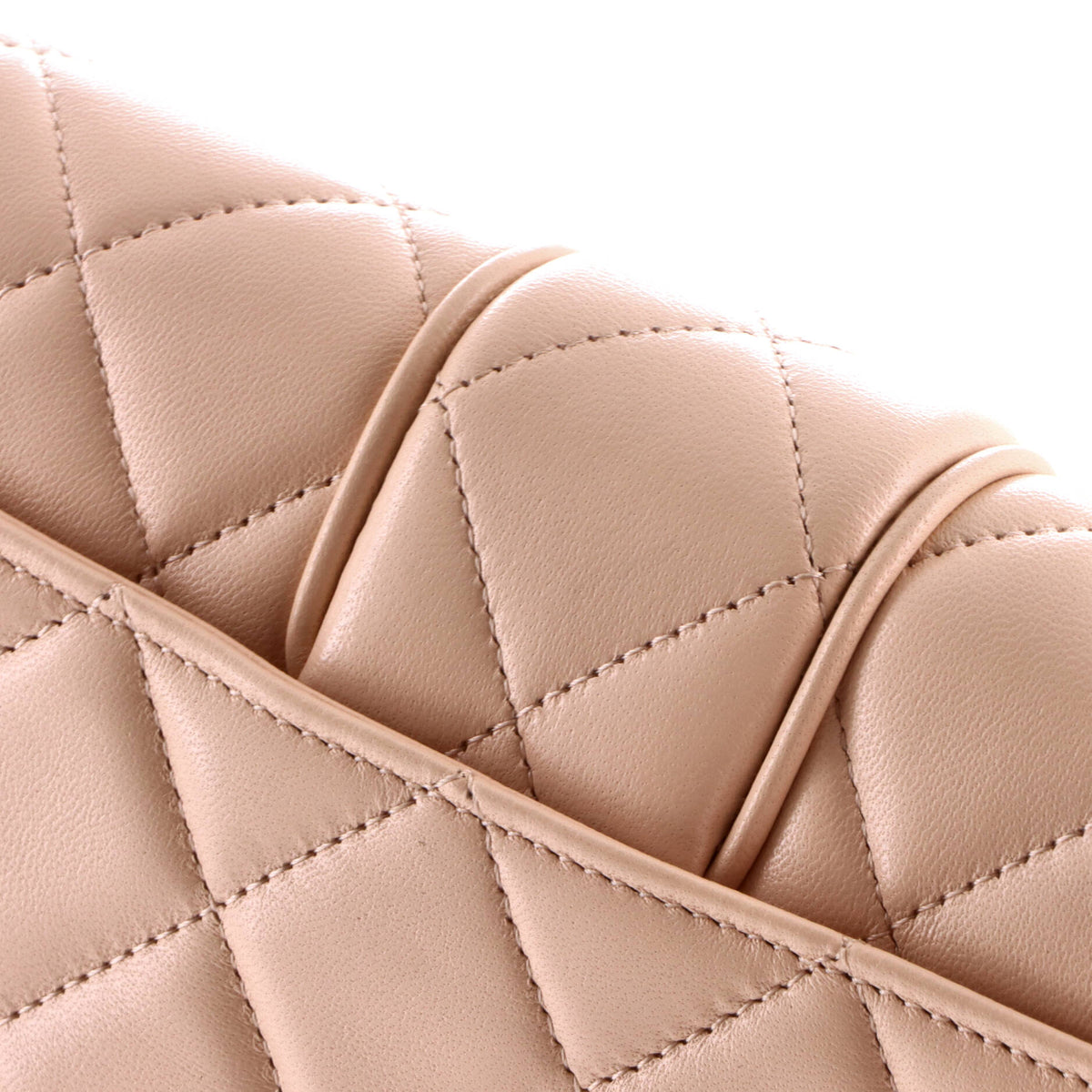CC Tab Flap Shoulder Bag Quilted Lambskin Mini
