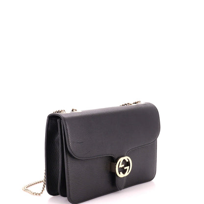 Interlocking Shoulder Bag Leather Medium