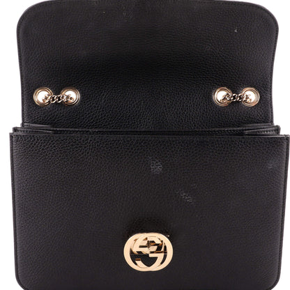 Interlocking Shoulder Bag Leather Medium