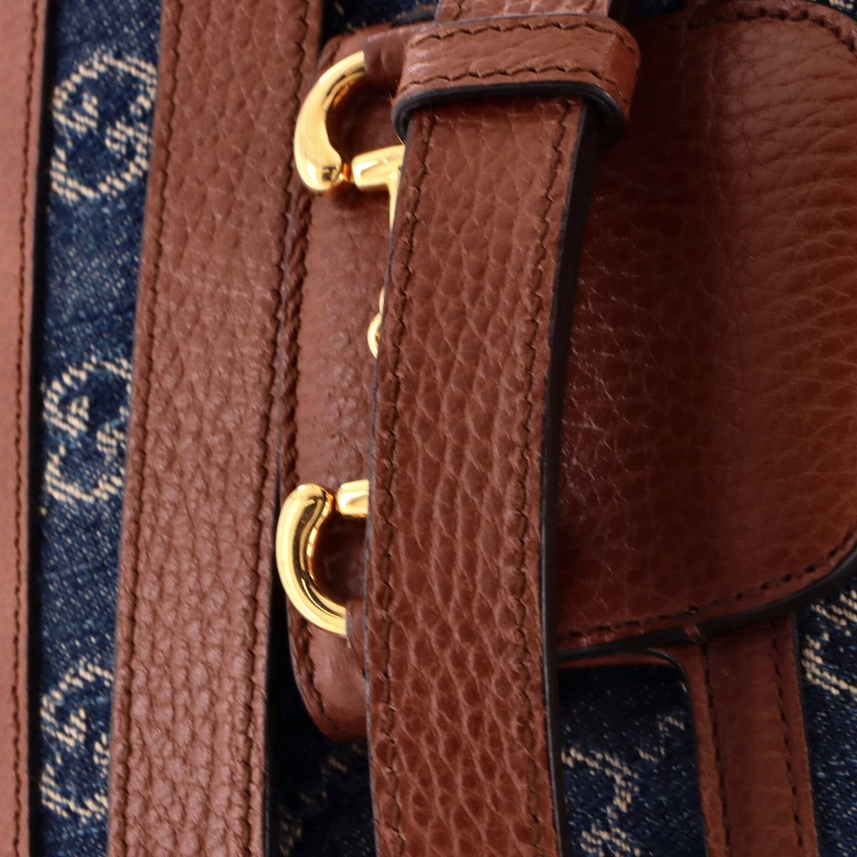 Horsebit 1955 Shoulder Bag GG Denim Mini