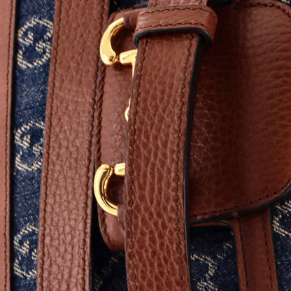 Horsebit 1955 Shoulder Bag GG Denim Mini