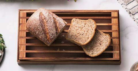 Kalmar Home Three-in-One Tray, Trivet and Bread Crumb Catcher