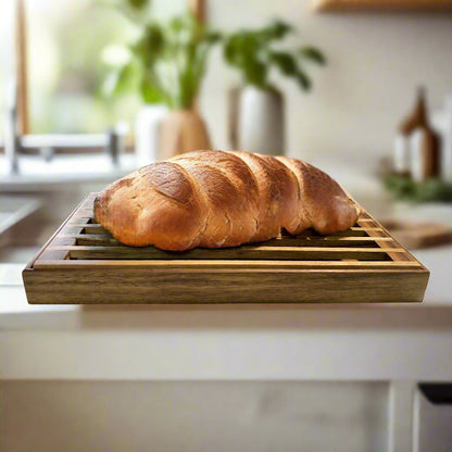 Kalmar Home Three-in-One Tray, Trivet and Bread Crumb Catcher