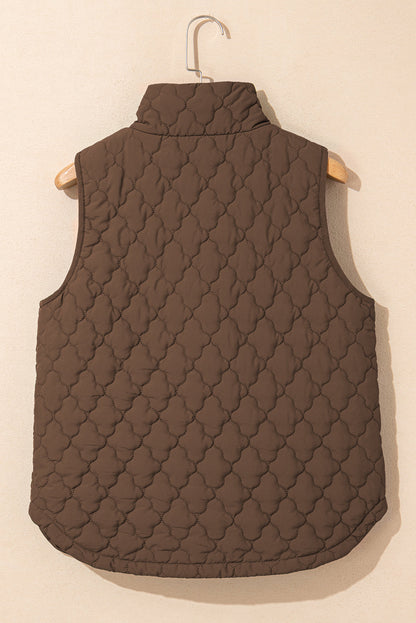 Threaded Pear Evelyn Zip Up Winter Vest