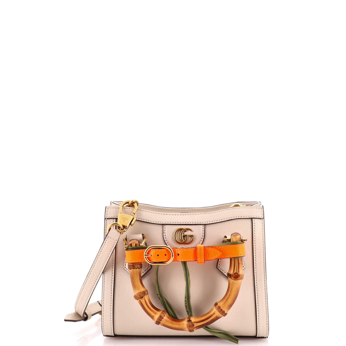 Diana NM Bamboo Handle Tote Leather Mini