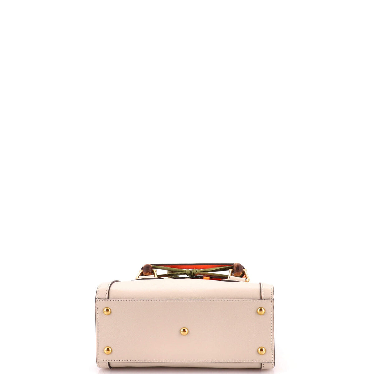 Diana NM Bamboo Handle Tote Leather Mini