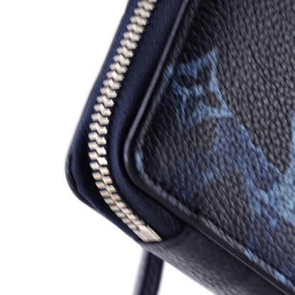 Phone Pouch Limited Edition Monogram Ink Watercolor Leather
