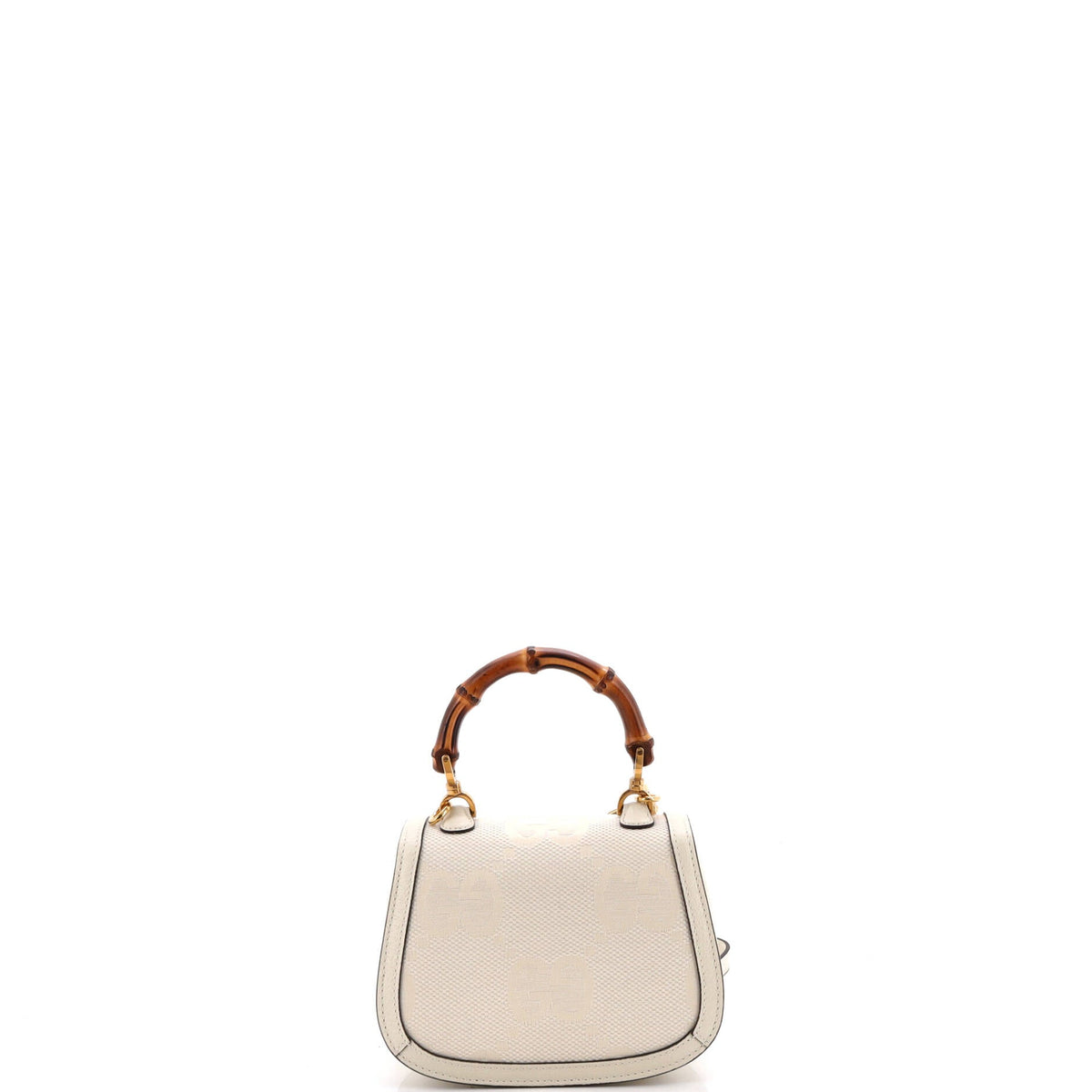 Bamboo 1947 Top Handle Bag Jumbo GG Canvas Mini