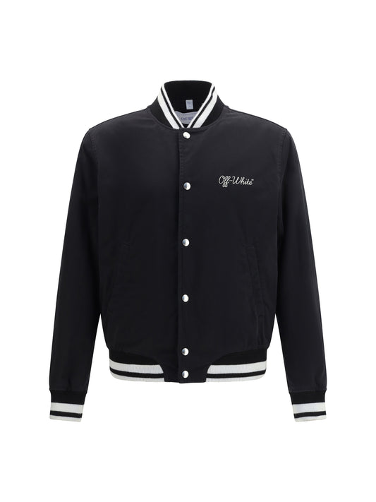 Varsity Jacket Script Cotgab Black/White