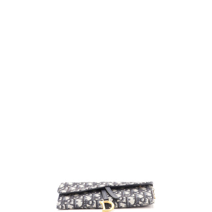 Saddle Chain Wallet Oblique Canvas
