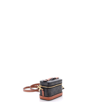 Top Handle Convertible Vanity Case Triomphe Coated Canvas Mini