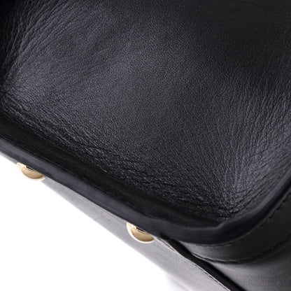 Diana NM Bamboo Handle Tote Leather Small