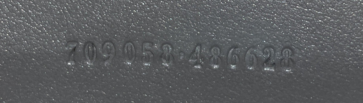 Briefcase GG Embossed Perforated Leather Medium