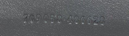 Briefcase GG Embossed Perforated Leather Medium