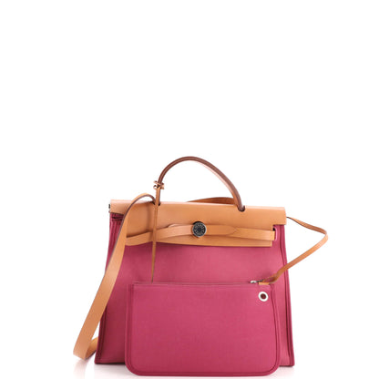 Herbag Zip Leather and Toile 31