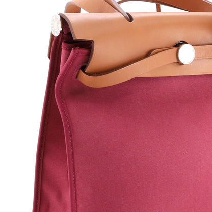 Herbag Zip Leather and Toile 31