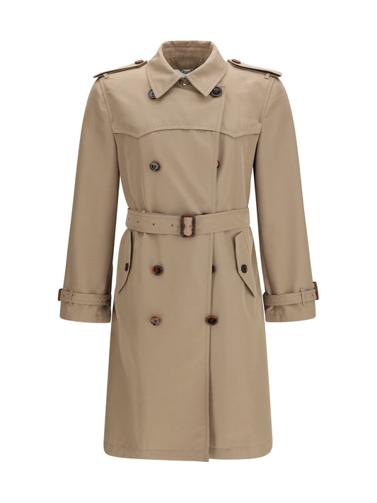 Trench Coat Double-Breasted Poplar