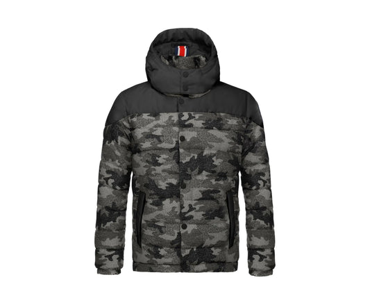 Invicta Joey Hip-Length Men Puffer Jacket Anthracite/Dark Grey