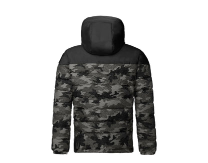 Invicta Joey Hip-Length Men Puffer Jacket Anthracite/Dark Grey