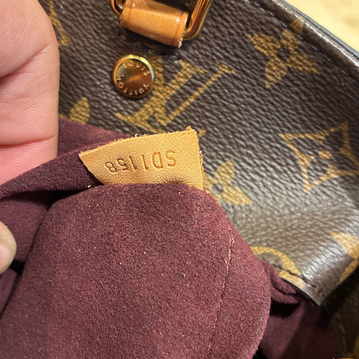 Montaigne Handbag Monogram Canvas MM