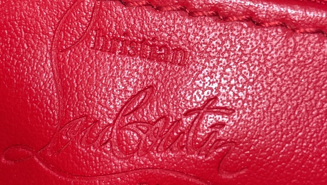 Loubiclic Messenger Bag Embossed Leather