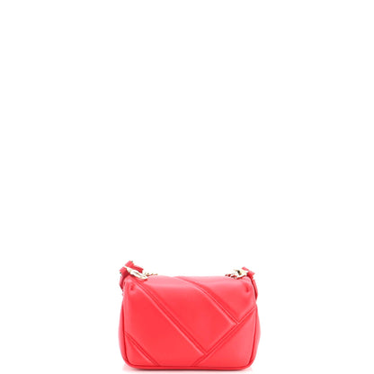 Serpenti Cabochon Shoulder Bag Diagonal Quilted Leather Mini