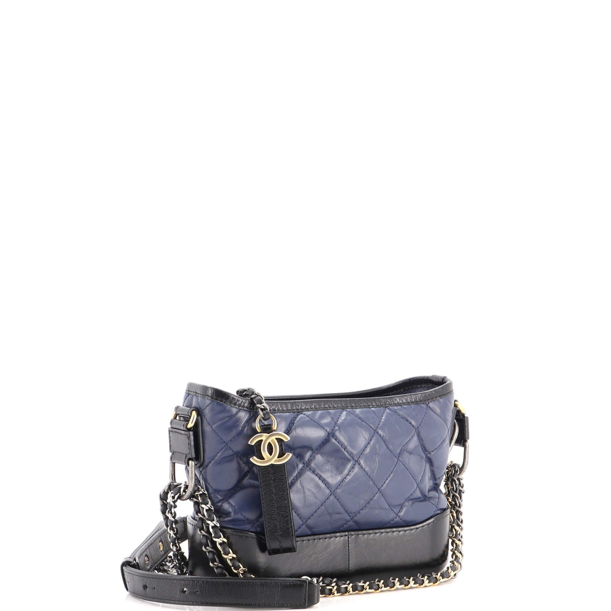 Gabrielle Hobo Quilted Aged Calfskin Small