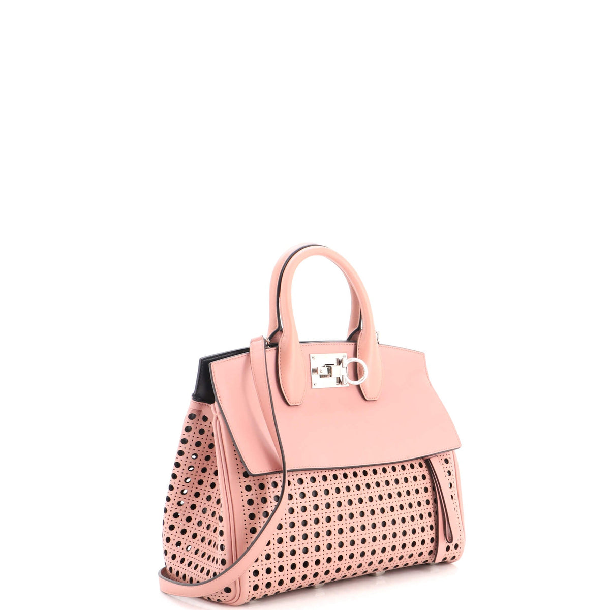 Studio Satchel Laser Cut Leather Small