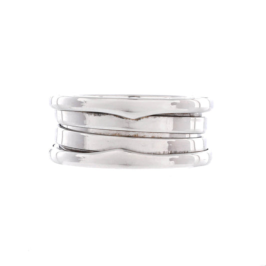 B.Zero1 Two Band Ring 18K White Gold