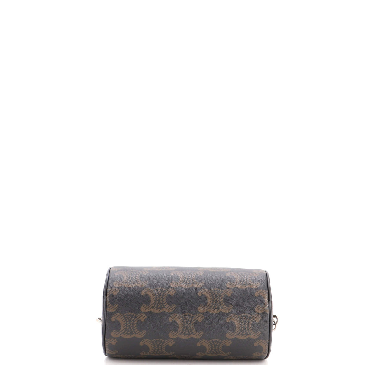 Logo Cylinder Bag Triomphe Coated Canva