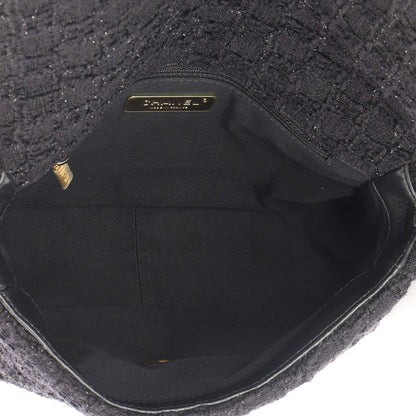 19 Flap Bag Quilted Tweed Medium